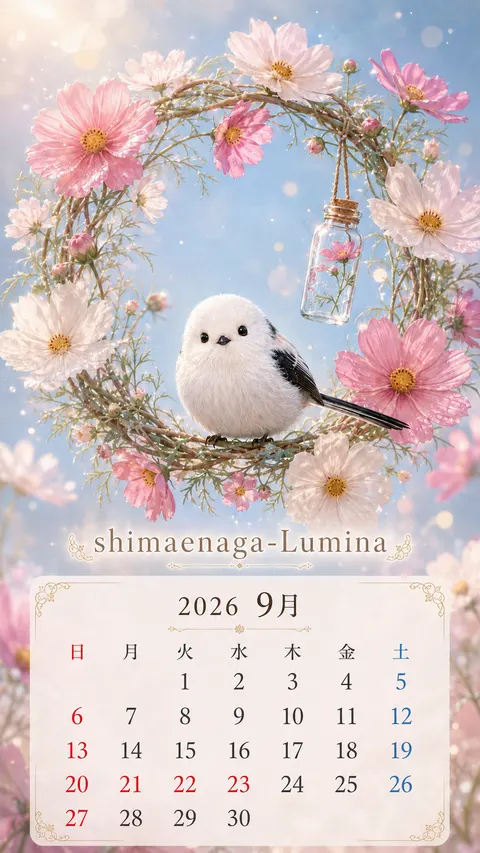 シマエナガ壁紙 01